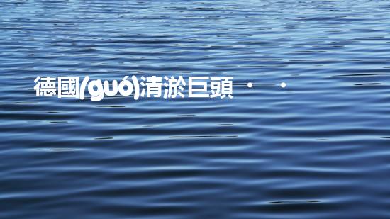 德國(guó)清淤巨頭，污水管道的救星！